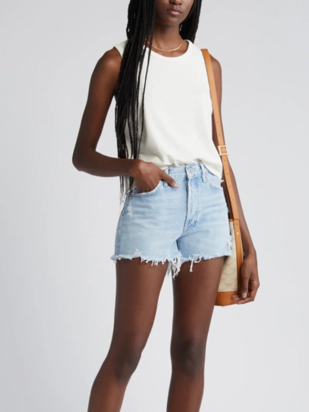 agolde Parker cutoff shorts size 27/4 distressed